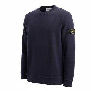 STONE ISLAND 25FW 6100053 BRUSHED HEAVY COTTON JERSEY REGULAR-FIT CREWNECK SWEATSHIRT (K2S15 6100053 S0238 V0026) (브러쉬드 헤비 코튼 저지 레귤러 핏 크루넥 스웨