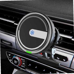 냉각쿨링 맥세이프 차량용 고속무선충전기(원형)