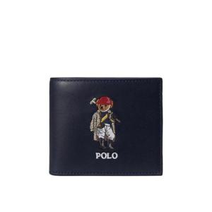 폴로 랄프로렌 베어 자수 레더 2단 지갑 405P08100