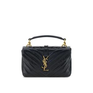 생로랑 아플리케 로고 퀼팅 가죽 지갑 779430DZH07