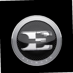 스팅어 로고 매립형 LED 도어 라이트 자동차 용품 2P