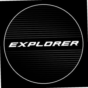 익스플로러 매립형 LED 자동차 도어 라이트 2P 세트