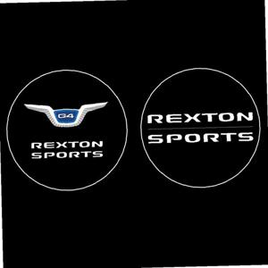 렉스턴 스포츠 매립형 LED 차량 도어 라이트 2P 세트