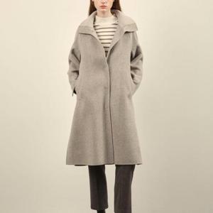 올리비아로렌 MG01 니트배색 라이너 롱코트 VOCEA4WA321