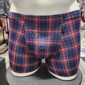 비너스 MG01 나일론 프리커팅 스판 체크 나염 드로즈 VMP7192H