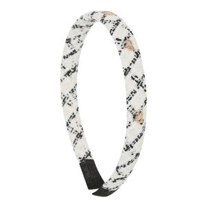 [빈]골드리본 아이보리 트위드 헤어밴드BA12AX03IV