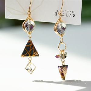 [폭스타일] [핸드메이드] 에테르 크리스탈 귀걸이