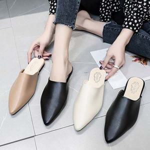 쿨샵 스틸레토 여자 뮬블로퍼 심플한 로우 뮬블로퍼