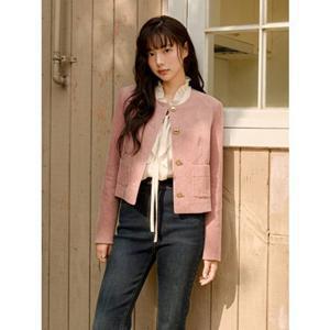 [올리브데올리브] OW5AJ850 금장버튼 코듀로이 숏자켓