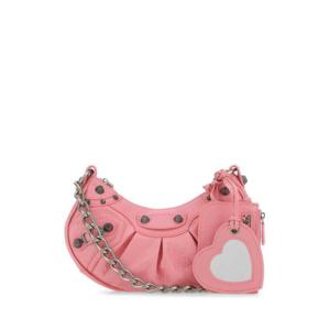 발렌시아가 여성 연핑크 Cagole 지퍼 크로스백 7128131VG9Y 5812