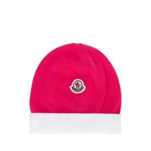 몽클레어 주니어 키즈 레드 비니 3G00002M1447 553