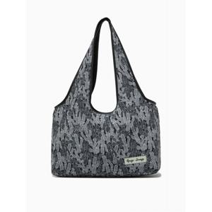 [루즈앤라운지] 선인장 원단 지퍼 숄더백 (RA2F3ABG931WBK)