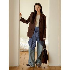 (올리브데올리브)OJ5AL8290 베이직 와이드 데님