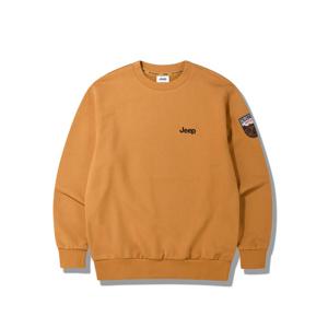 [지프]지프 로고 베이스 캠프 맨투맨 머스타드 (JQ3TSU818MU)
