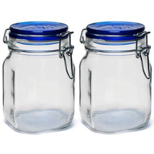 보르미올리 유리 피도병 1000ml 블루 2개세트