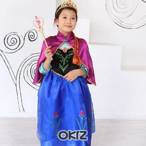 [오키즈]겨울왕국 공주의상 [안나-망토세트-1403] [H0659]