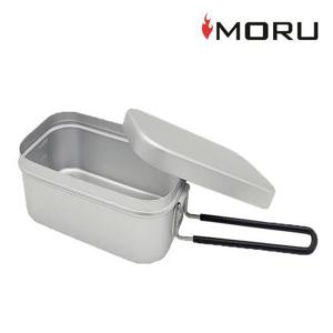 모루 손잡이 접이식 사각 반합 코펠 L