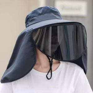 투명마스크모자 창넓은 농사 햇빛가리개 그늘막 썬캡