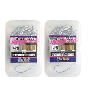 낚시 바늘 훅 등침 바다 낚시 원투 자작 채비 100pcs