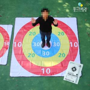 체육대회 과녁판 PVC 2.2M 풍선대통령 풍대 게임 학교 행사도구 신발던지기 신발양궁 도