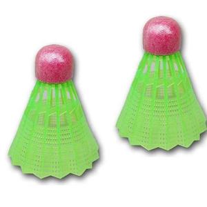 배드민턴 공 야간 LED 셔틀콕 연습용 스포츠 운동 2P