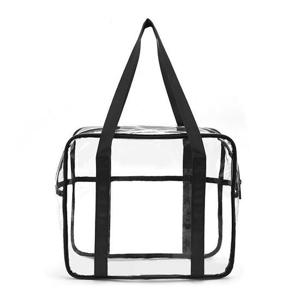 물놀이비치백 컬러팝 방수 투명 비치백(블랙) 물놀이 PVC가방 바캉스비치백