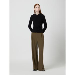 [씨씨콜렉트] 사이드 턱 와이드 팬츠 C254MSA034