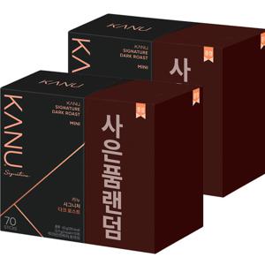 맥심 카누 시그니처 다크 미니 70T x 2개