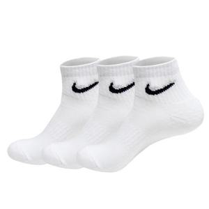 [나이키 슈즈]나이키 에브리데이 라이트웨이트 3켤레 세트 단목 스포츠 마라톤 삭스 양말 화이트 SX7677-