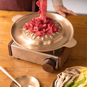 [놋담]방짜유기 신 불고기판 2인용