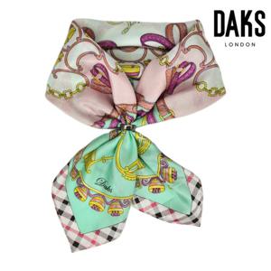 [닥스(손수건)]클래식밸트패턴 면실크 손수건 DYO2502