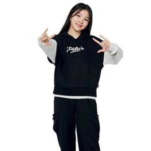 소이 세이브존07 블랙후드셋업면조끼 24F0783