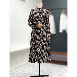 [애티쉬]도트 카라 플리츠원피스 BOP1R797_OD