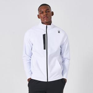 [스파이더] 남성 더블 페이스 트레이닝 집업 SPKPCNFT202MWHT