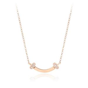 [GB] LD 트라이엄프 미니 사파이어 L BAR 라인 10K GOLD 목걸이 LNT25001T