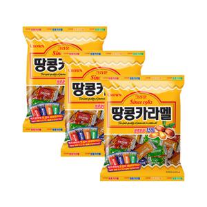 크라운 땅콩카라멜 324g x 3개