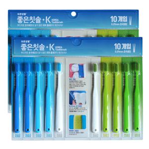 바른생활 좋은칫솔 K 초극세모 20입