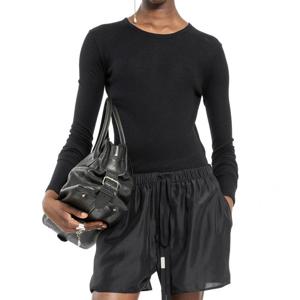 [ANN DEMEULEMEESTER] 라프리마 여성 티셔츠 FIENE 슬림 핏 롱 슬리브 비스코스 코튼 B0011488FA570 099 블랙 2510WJTS12FA570099 /9