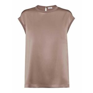 [BRUNELLO CUCINELLI] 라프리마 여성 티셔츠 위드 Monili M0C59EH500C2925 Brown /8