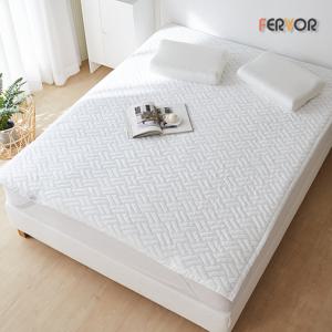 [퍼보]에어로쿨 듀라론 접촉냉감 침대패드 4Ds 퀸Q