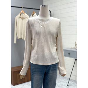 [애티쉬]레이스 꼬임블라우스 BBS1R704_OD