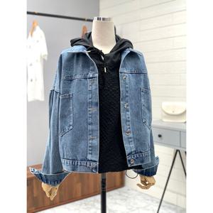 [애티쉬]레터링 포인트 청자켓 BJK1R416_OD