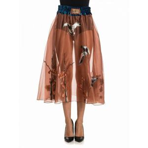 [STELLA JEAN] 라프리마 여성 롱 스커트 실크 JG00301T9127F69 핑크 /8