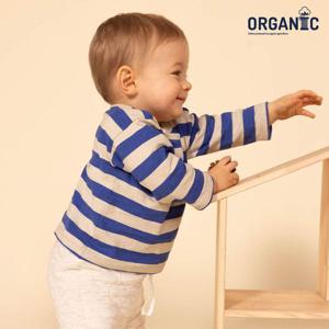 [쁘띠바또]쁘띠바또 베이비 오가닉 럭비 스트라이프 티셔츠 (NTF41TR22F_BU)