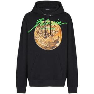 25 FW 발망 유니버스 앤 플래닛 프린트 후드티 EH0JT047GE78 TP435286047