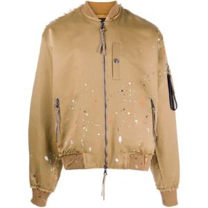 25 FW Mostly Heard Rarely Seen MA1 페인트 스플래터 보머 재킷 MH08BBX04 TP432171438