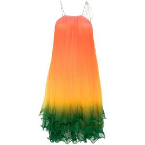 25 FW 카사블랑카 레인보우 그레이디언트 미디 드레스 WS24DR10701 TP432080647