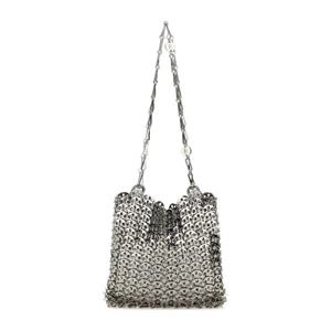 파코라반 1969 실버 메탈 체인 숄더 백 19ESS0007MET001  P040