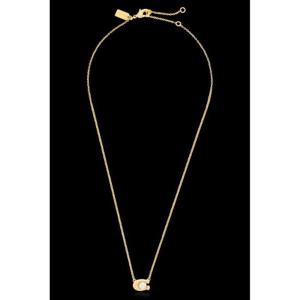 코치 로고 플라크 펜던트 목걸이 37341916GLD 100 TP942557473