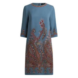 25 FW 에트로 페이즐리 프린트 미니 드레스 WRHA0070AKA42 TP439416103